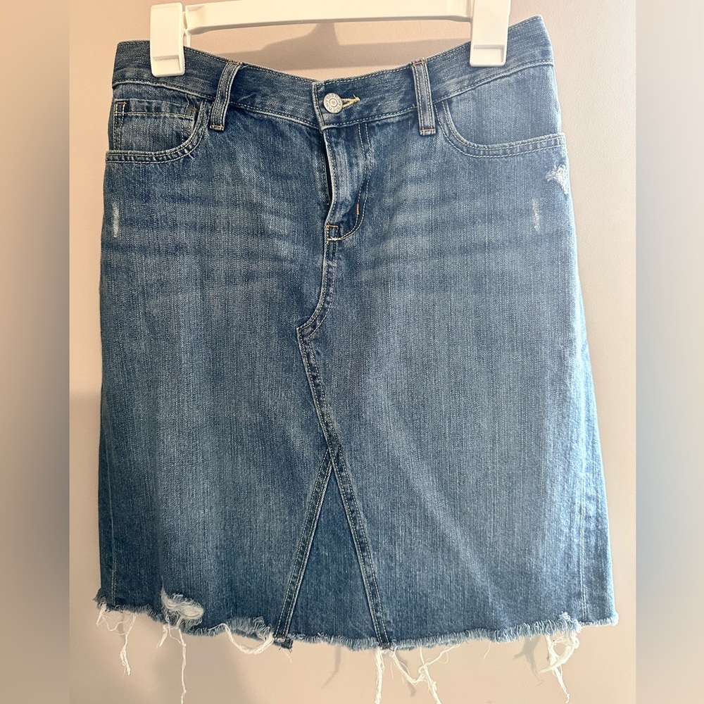 2009 Old Navy Blue Denim Skirt